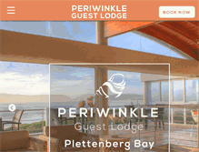 Tablet Screenshot of periwinklelodge.co.za